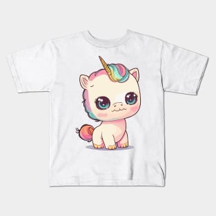 Cute baby unicorn Kids T-Shirt